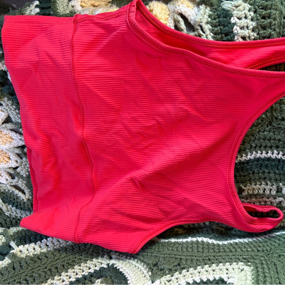 lululemon athletica Red Tank Top